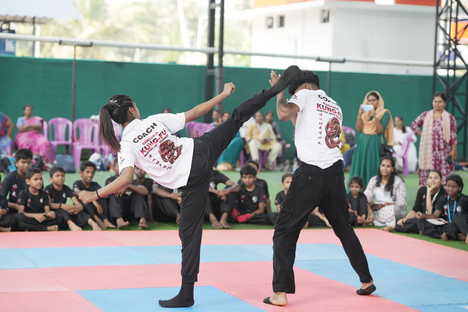 Martial arts form demonstration